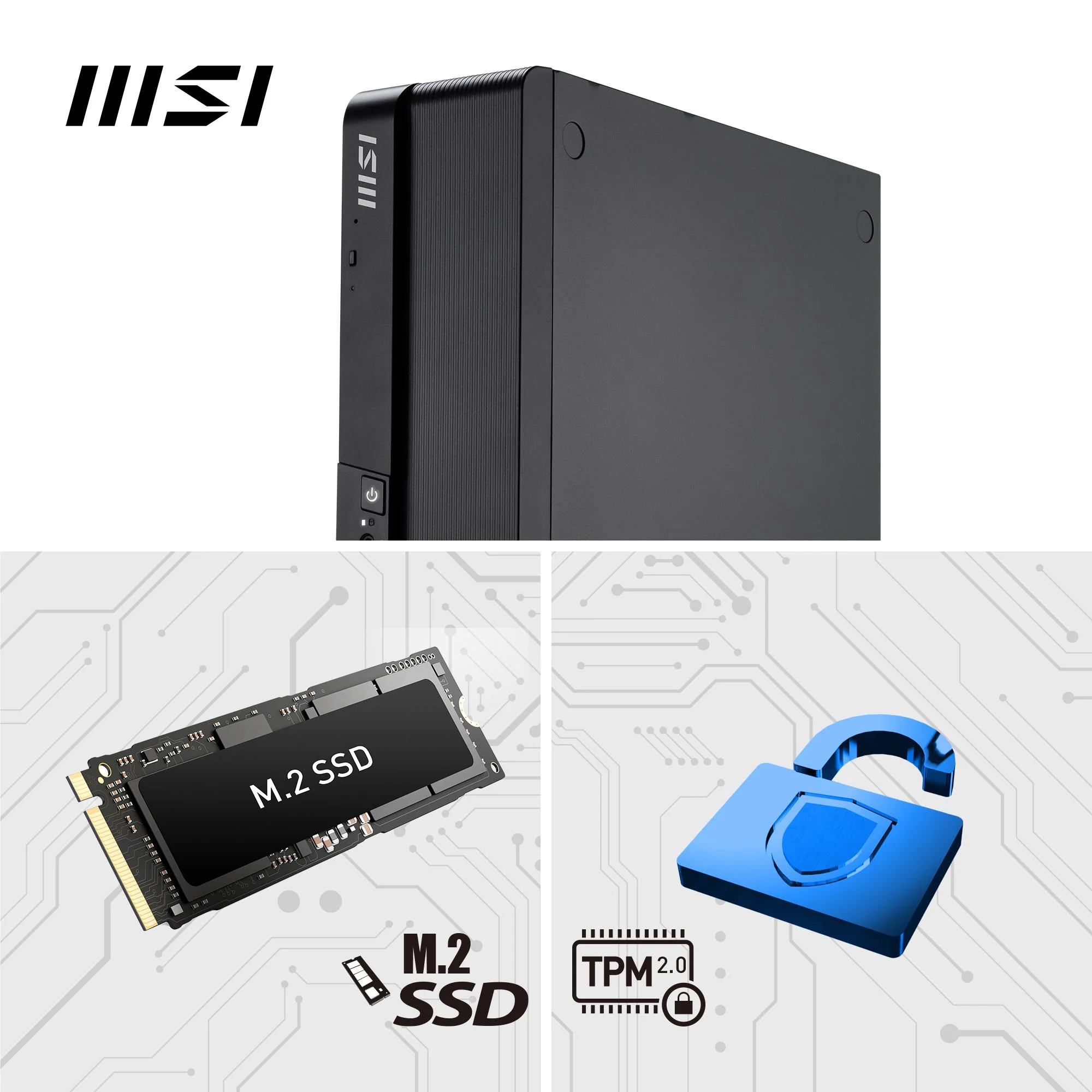 MSI Pro DP80 A14G-046AU Desktop PC (Intel Core i5)[1TB] - Image 4