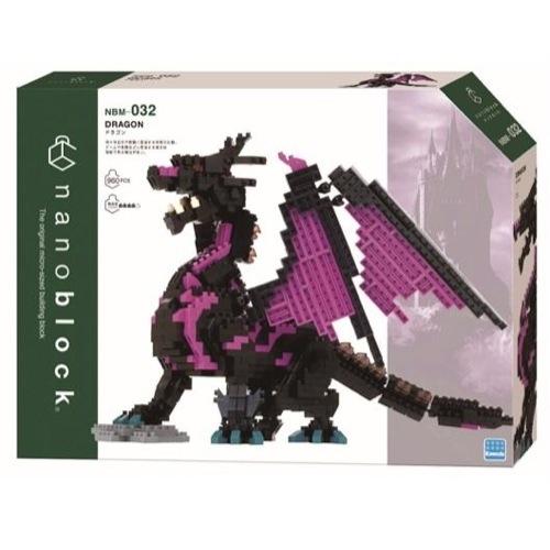 Nanoblock DX Dragon Purple and Black - Image 5