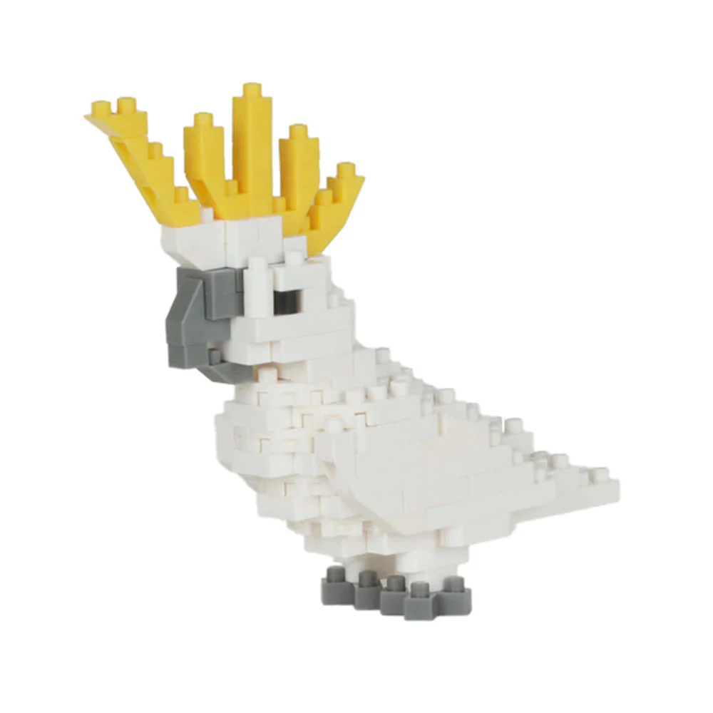 Nanoblock NBC_344 Sulphur Crested Cockatoo