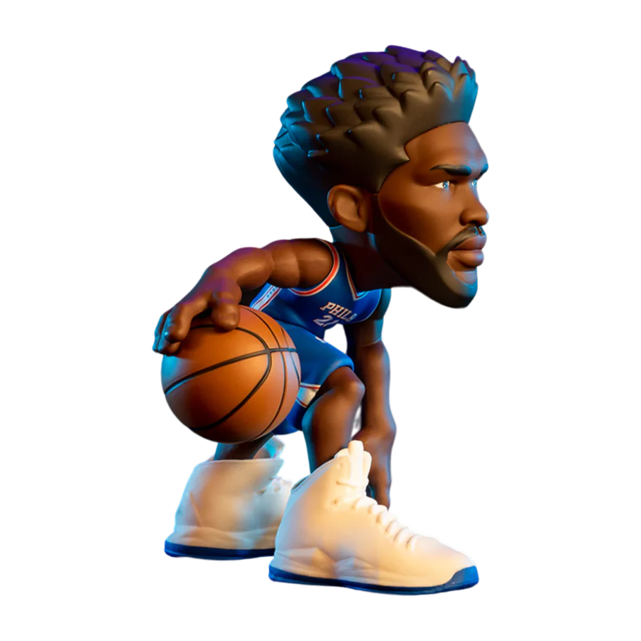 NBA Basketball Joel Embiid Philadelphia 76ers Minis Sport Action Figure Toy 6"