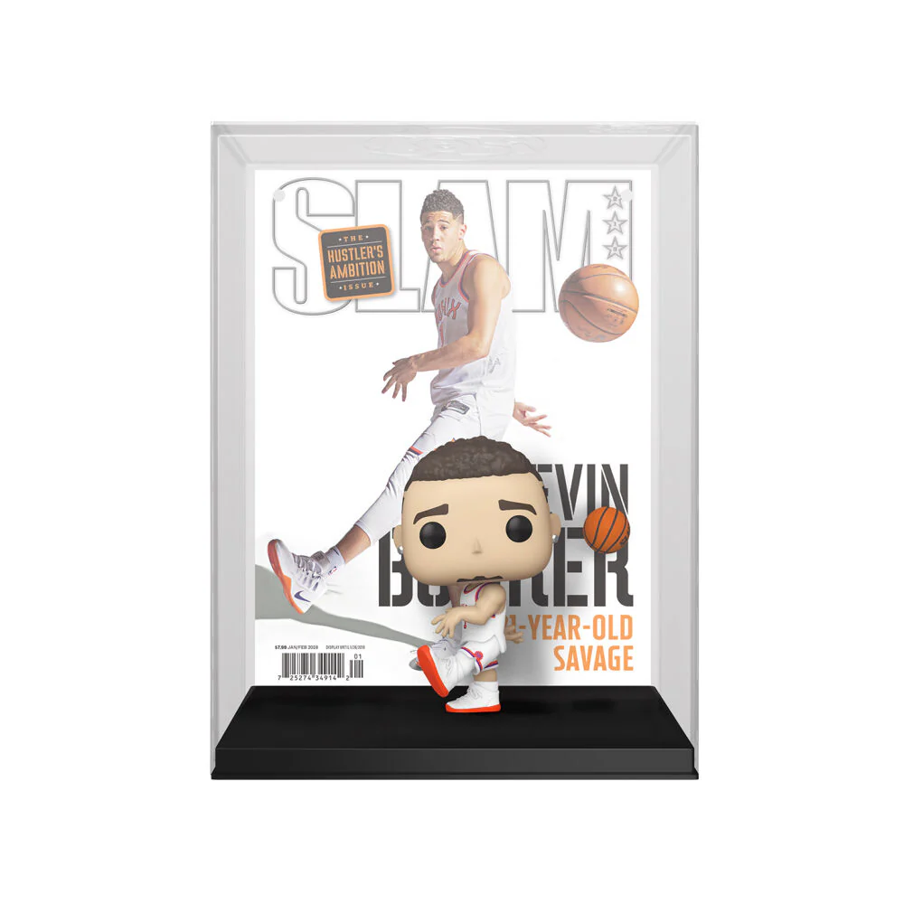 NBA Slam Devin Booker Pop Cover Vinyl Action Figure Statue with Display Case