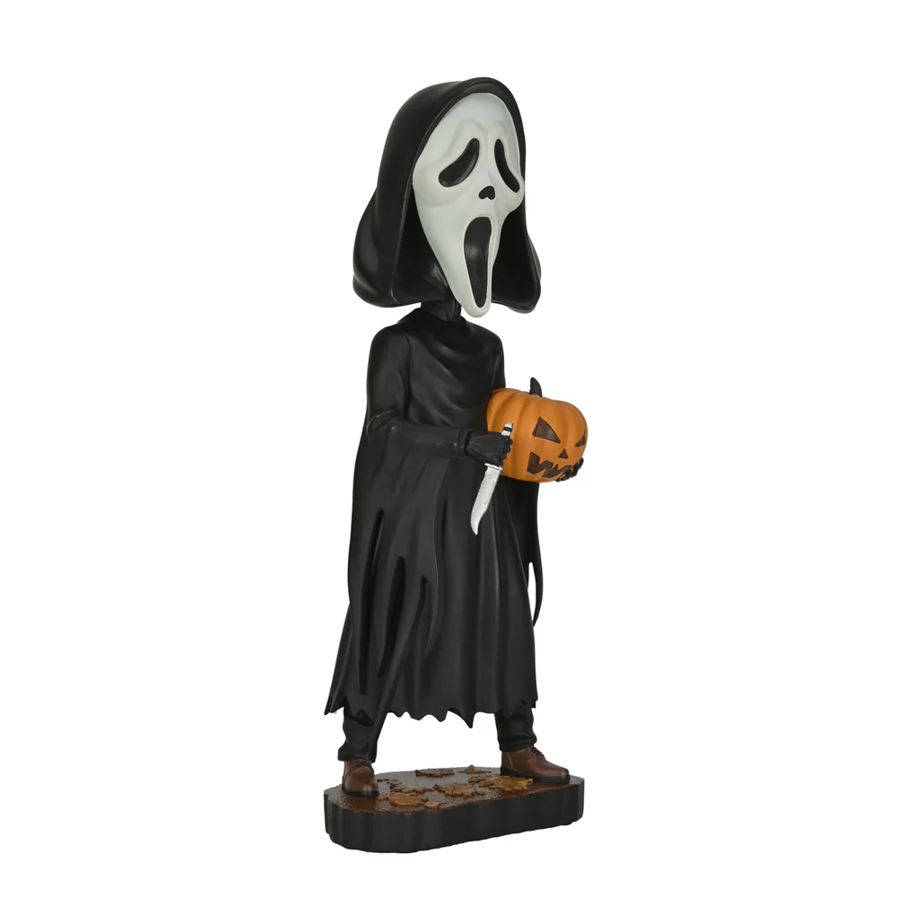 Neca 8" Ghost Face w/ Pumpkin Head Knocker Figurine Collectible Play Toy - Image 2