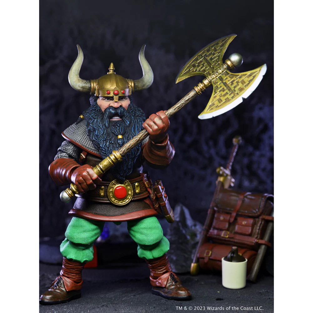 Neca Dungeons and Dragons The Good Dwarf Fighter Scale Action Figure Play Toy - Image 4