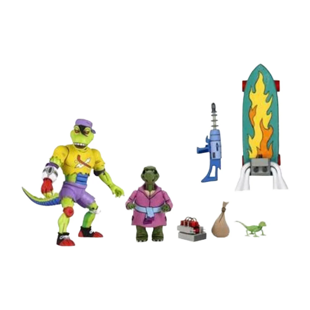 NECA Teenage Mutant Ninja Turtles TV 1987 Mondo Gecko Ultimate 7in Action Figure