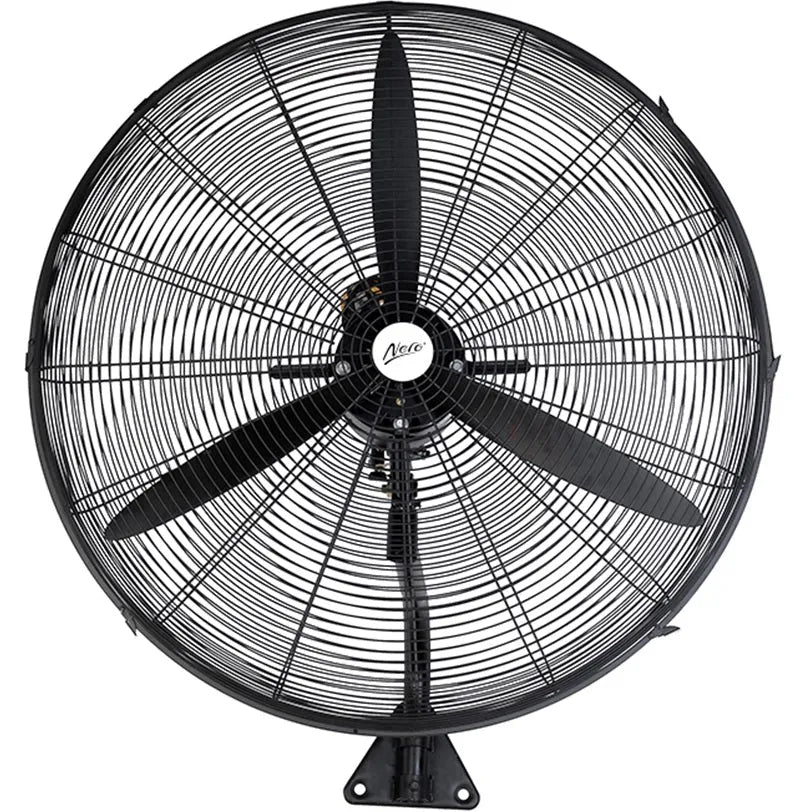 Nero Industrial Pedestal Fan Wall Mount Oscillating Warehouse Factory