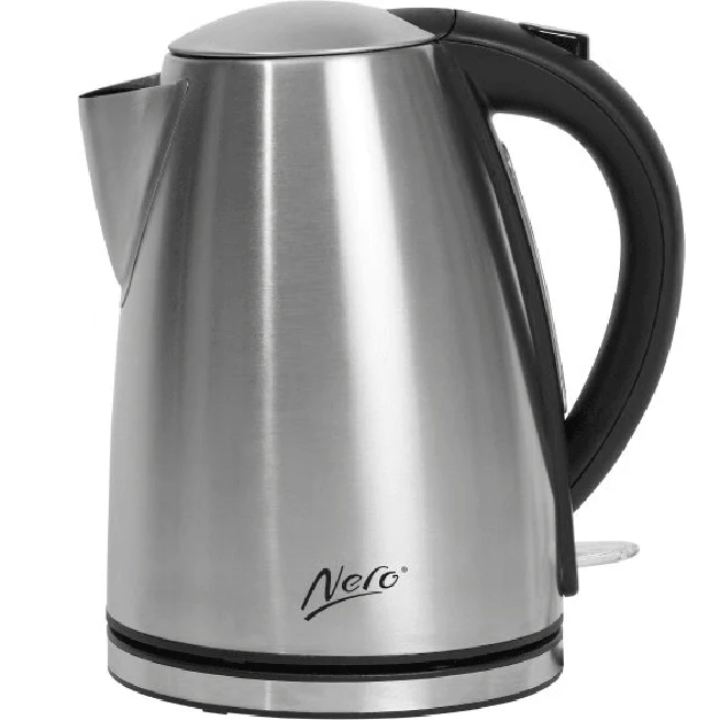 Nero Urban Stainless Steel Kettle 1.7L Water Window 2200W