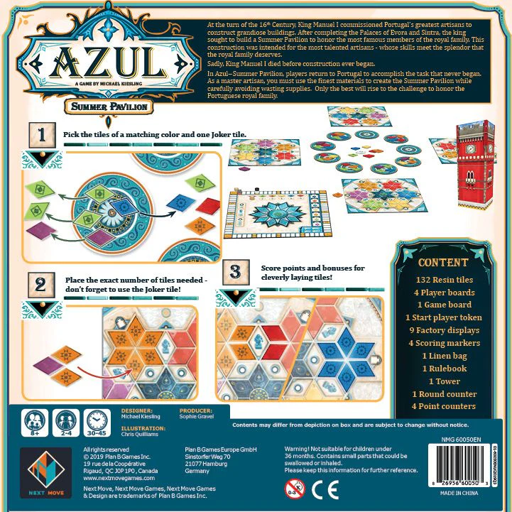 Next Move Games Azul Summer Pavilion Game - Image 3