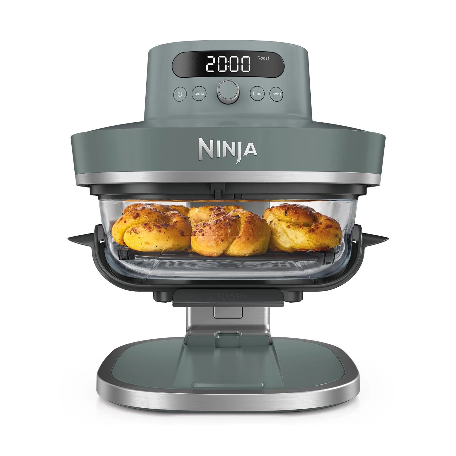 Ninja Crispi Pro 6-in-1 Countertop Glass Air Fryer (Ash Grey) - Image 3