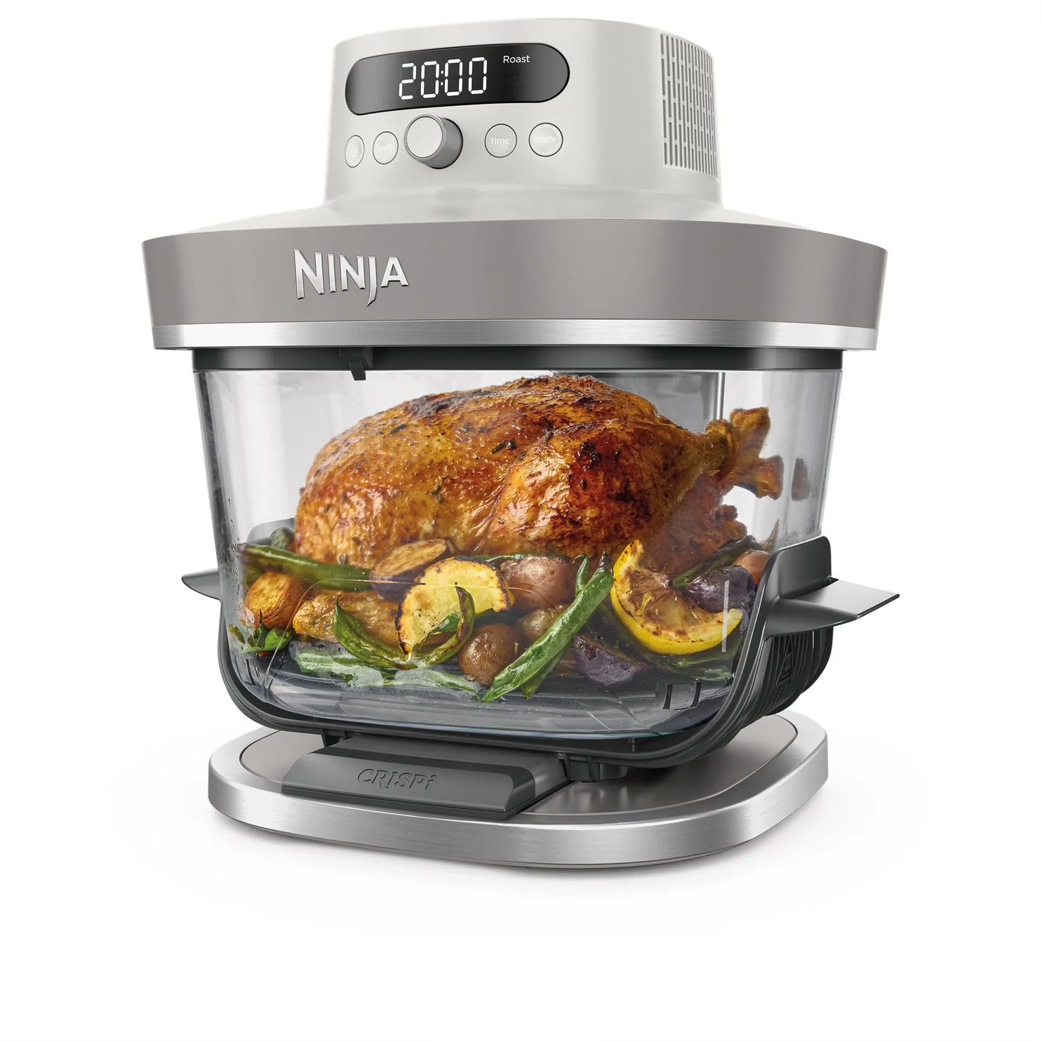 Ninja Crispi Pro 6-in-1 Countertop Glass Air Fryer (Bone) - Image 5