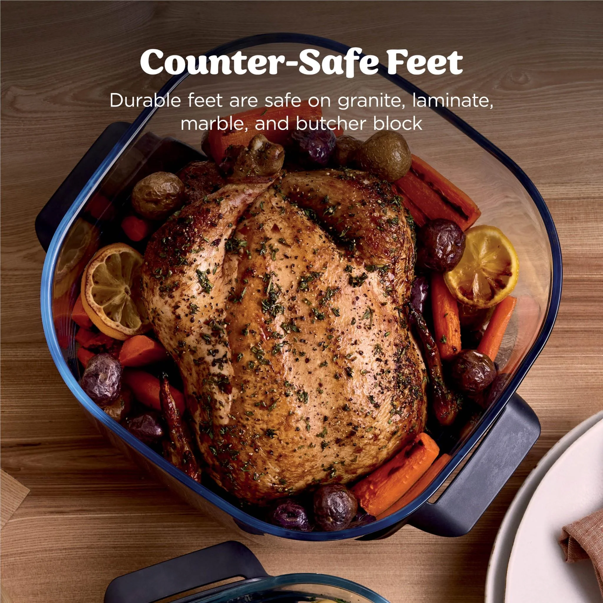 Ninja Crispi Pro 6-in-1 Countertop Glass Air Fryer (Cyberspace) - Image 10