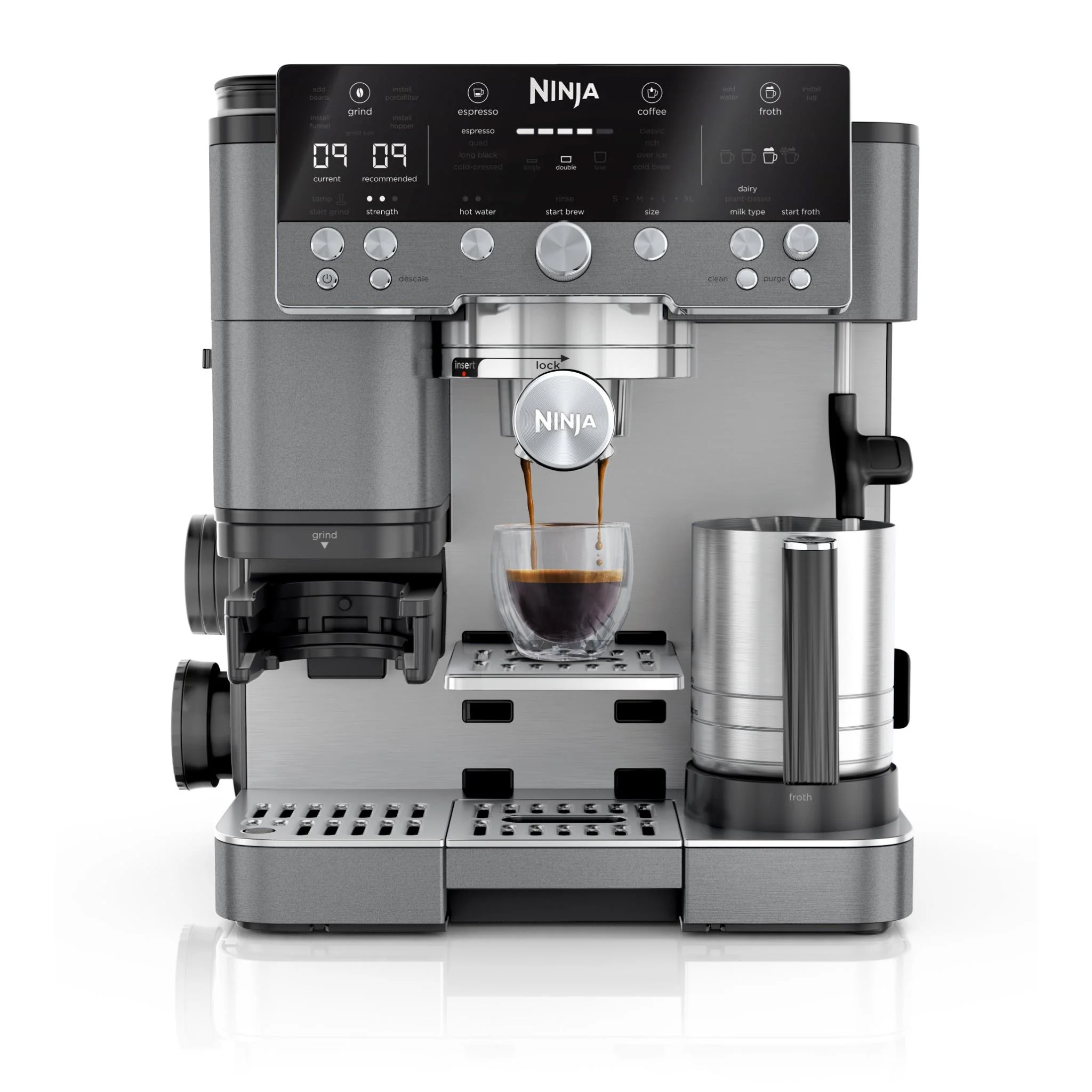 Ninja Luxe Café Espresso Machine (Gunmetal)