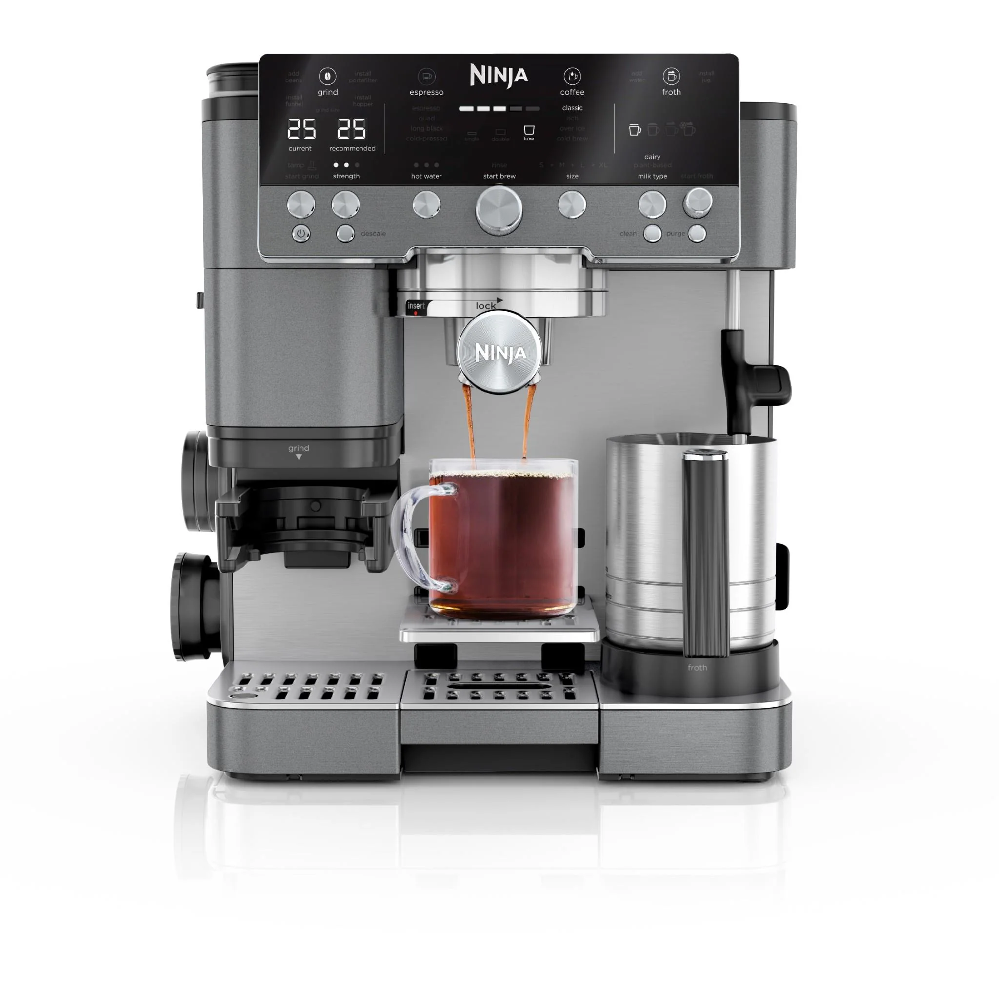 Ninja Luxe Café Espresso Machine (Gunmetal) - Image 2