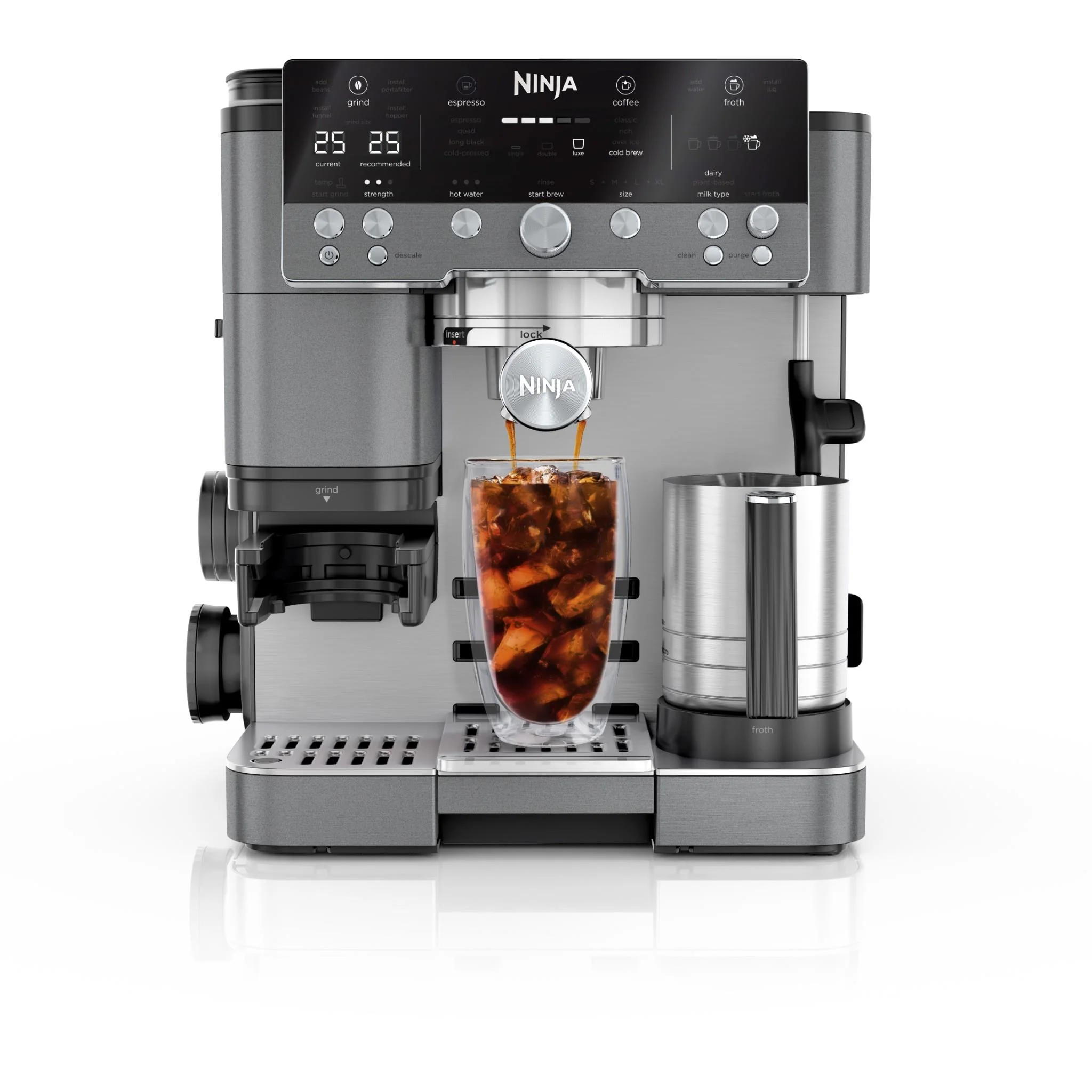 Ninja Luxe Café Espresso Machine (Gunmetal) - Image 3