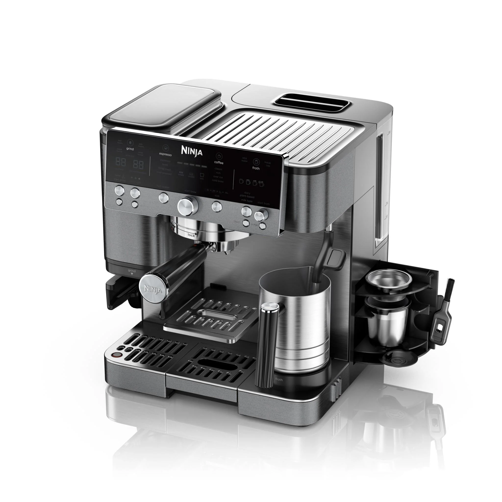 Ninja Luxe Café Espresso Machine (Gunmetal) - Image 4