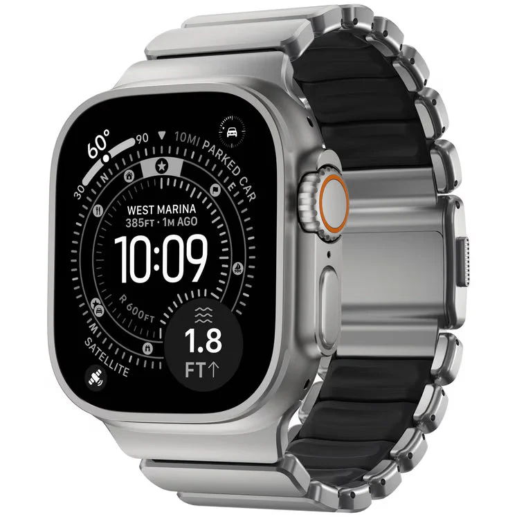 NOMAD Stratos - Apple Watch 49mm/ULTRA1&2 (Natural/Black)