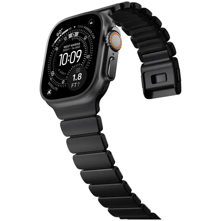 NOMAD Stratos Apple Watch Band 49mm for Apple Watch Ultra 1 & 2 (Black/Black) - Image 3