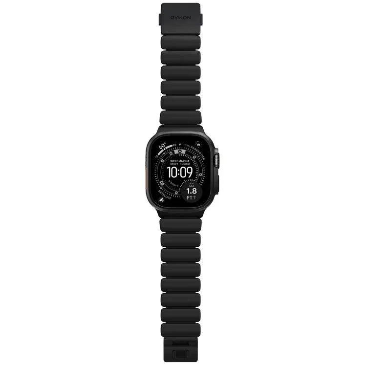 NOMAD Stratos Apple Watch Band 49mm for Apple Watch Ultra 1 & 2 (Black/Black) - Image 6