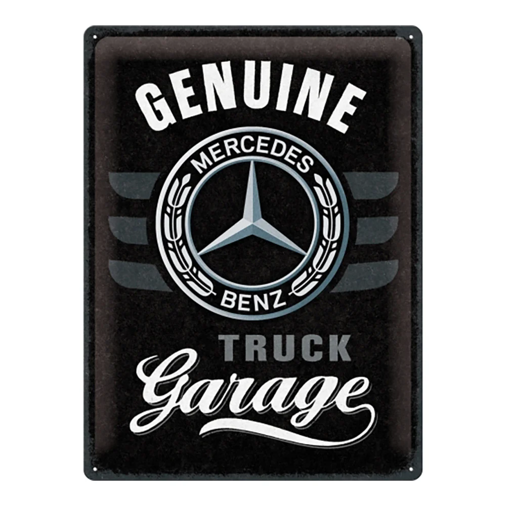 Nostalgic-Art 30x40cm Large Metal Sign Plaque Daimler Truck Garage