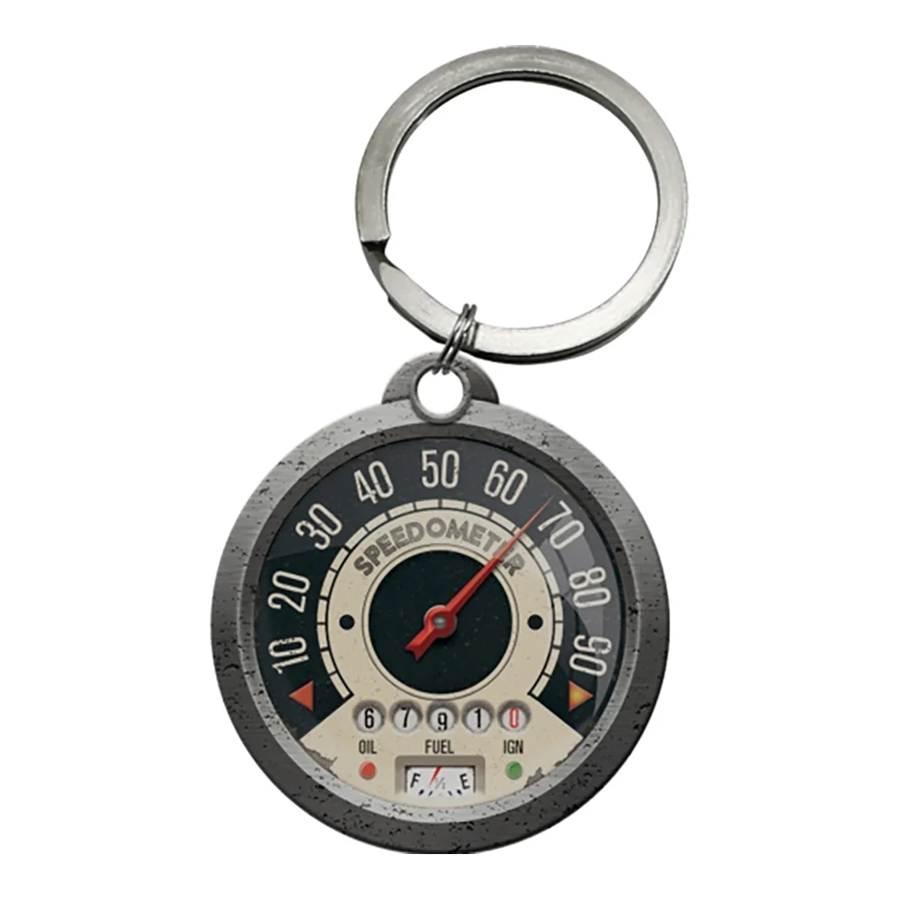 Nostalgic-Art Keyring Round Speedo 7.5x4x0.3cm