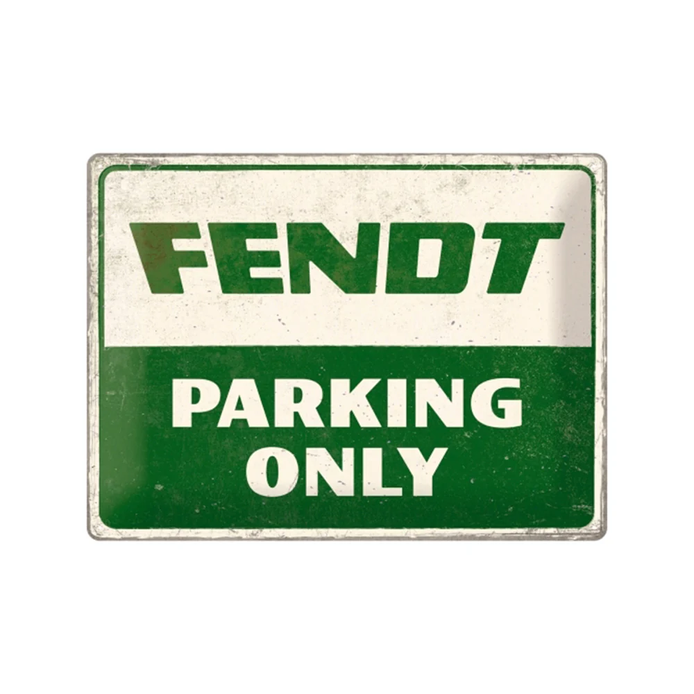 Nostalgic-Art Large Sign Plaque 30x40cm Fendt Parking Only