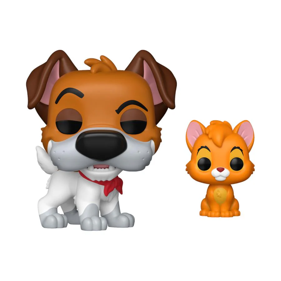 Oliver and Company (1988) - Dodger with Oliver Pop! Vinyl