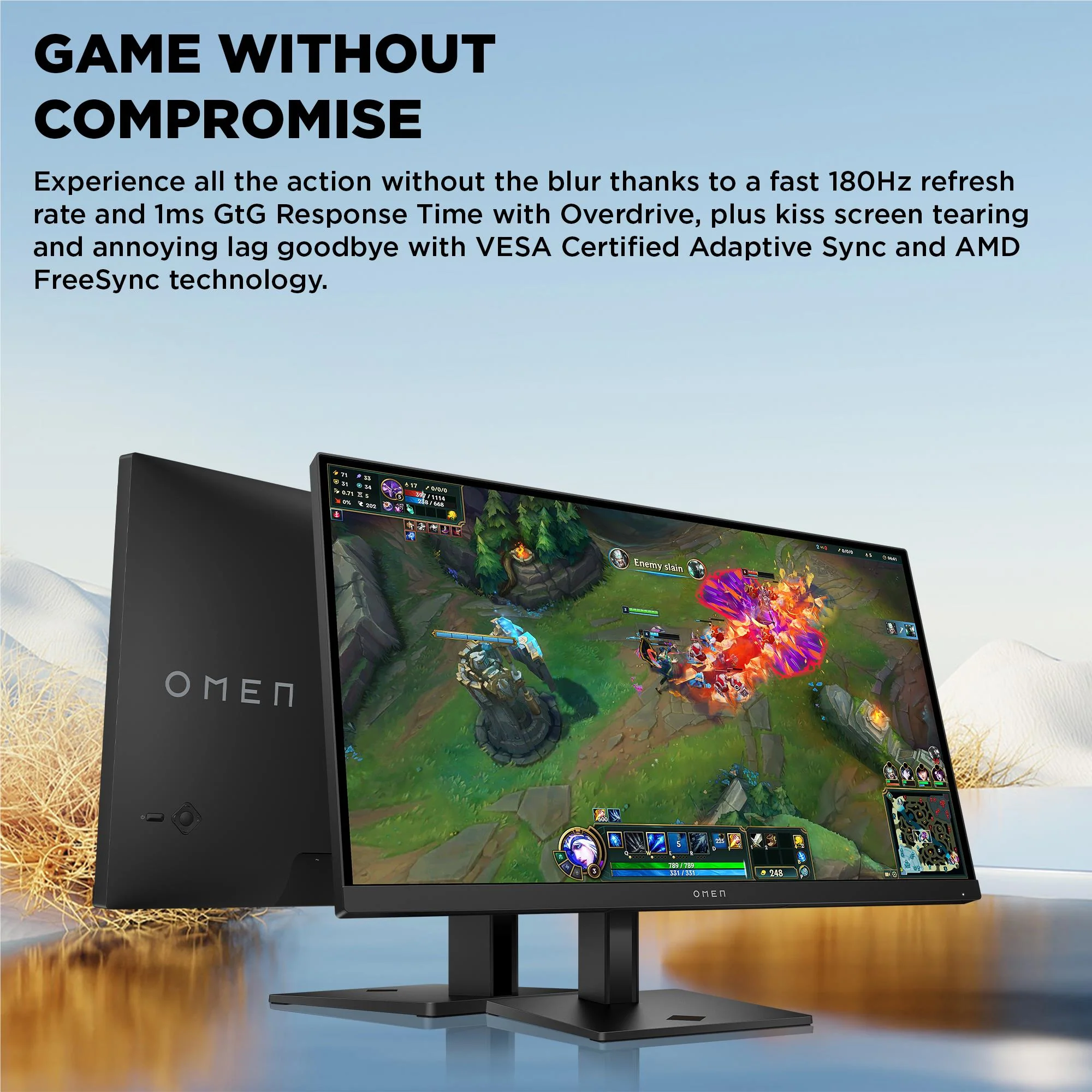 OMEN G2 27" QHD 180Hz Gaming Monitor - Image 3
