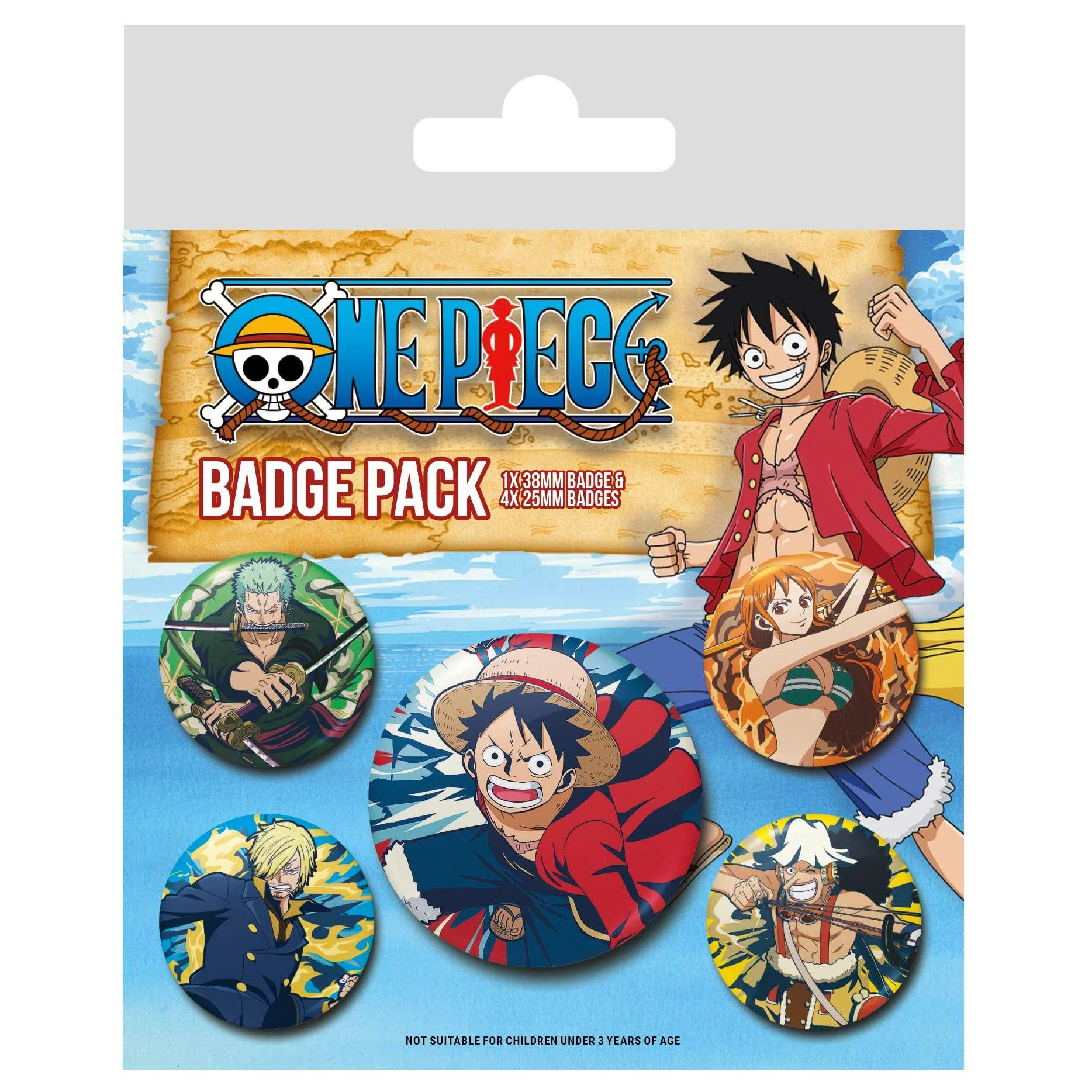 One Piece - Straw Hat Crew Badge Pack