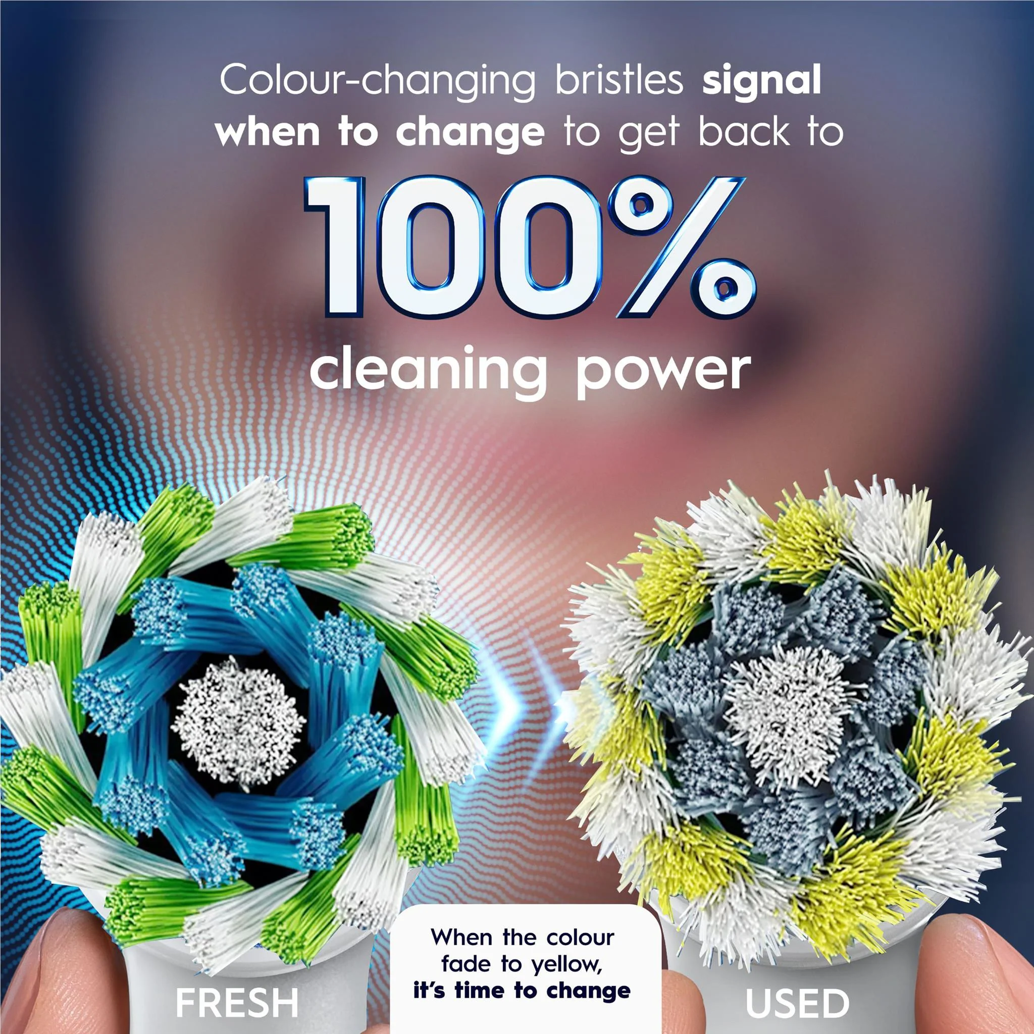 Oral-B Everyday Clean Electric Toothbrush Replacement Brush Heads (4 Pack) - Image 2