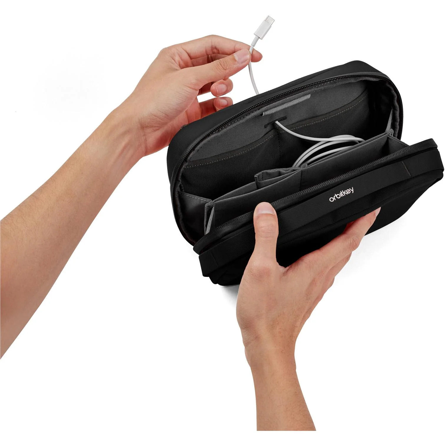 Orbitkey 2-in-1 Tech Pouch (Black) - Image 3