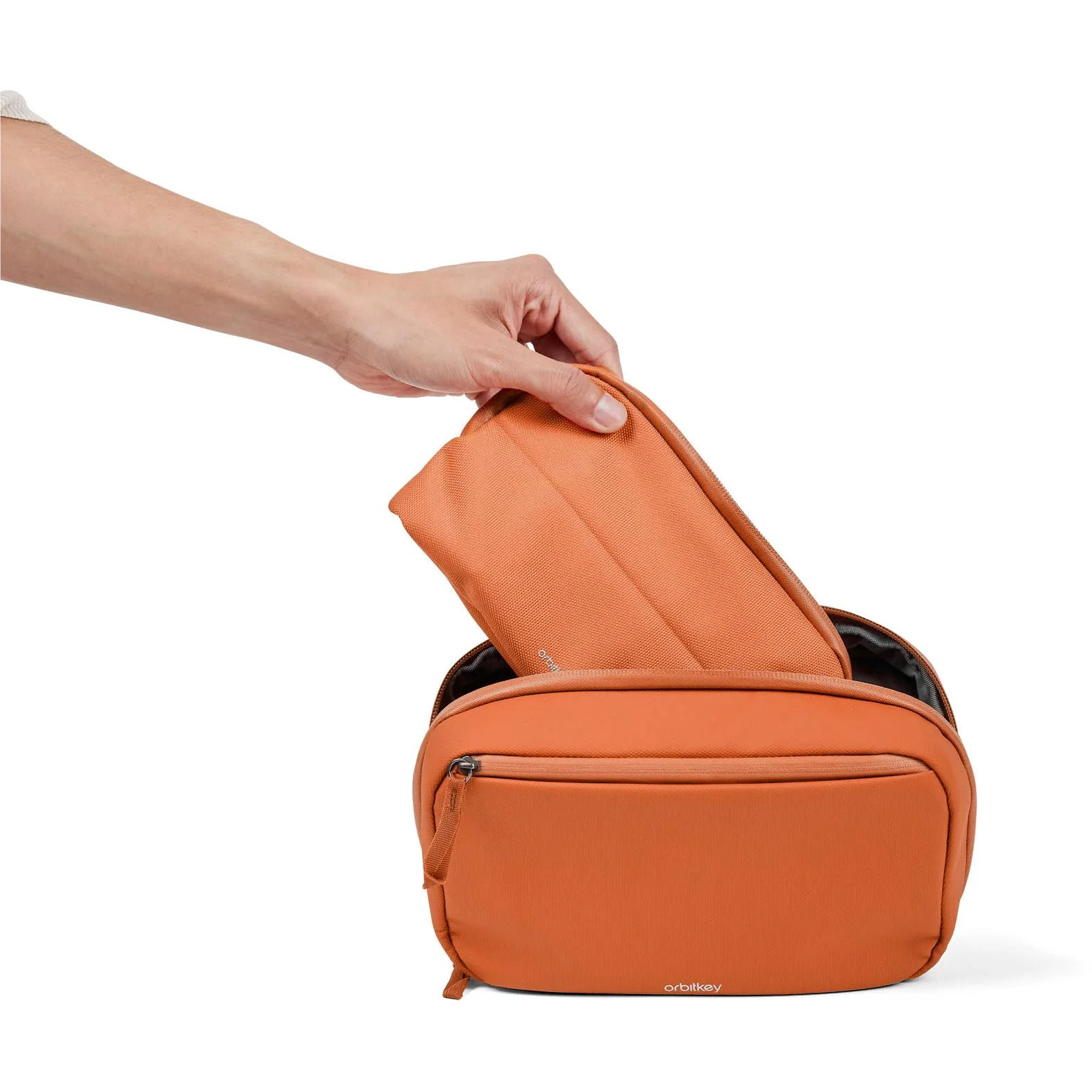 Orbitkey 2-in-1 Tech Pouch (Terracotta) - Image 4