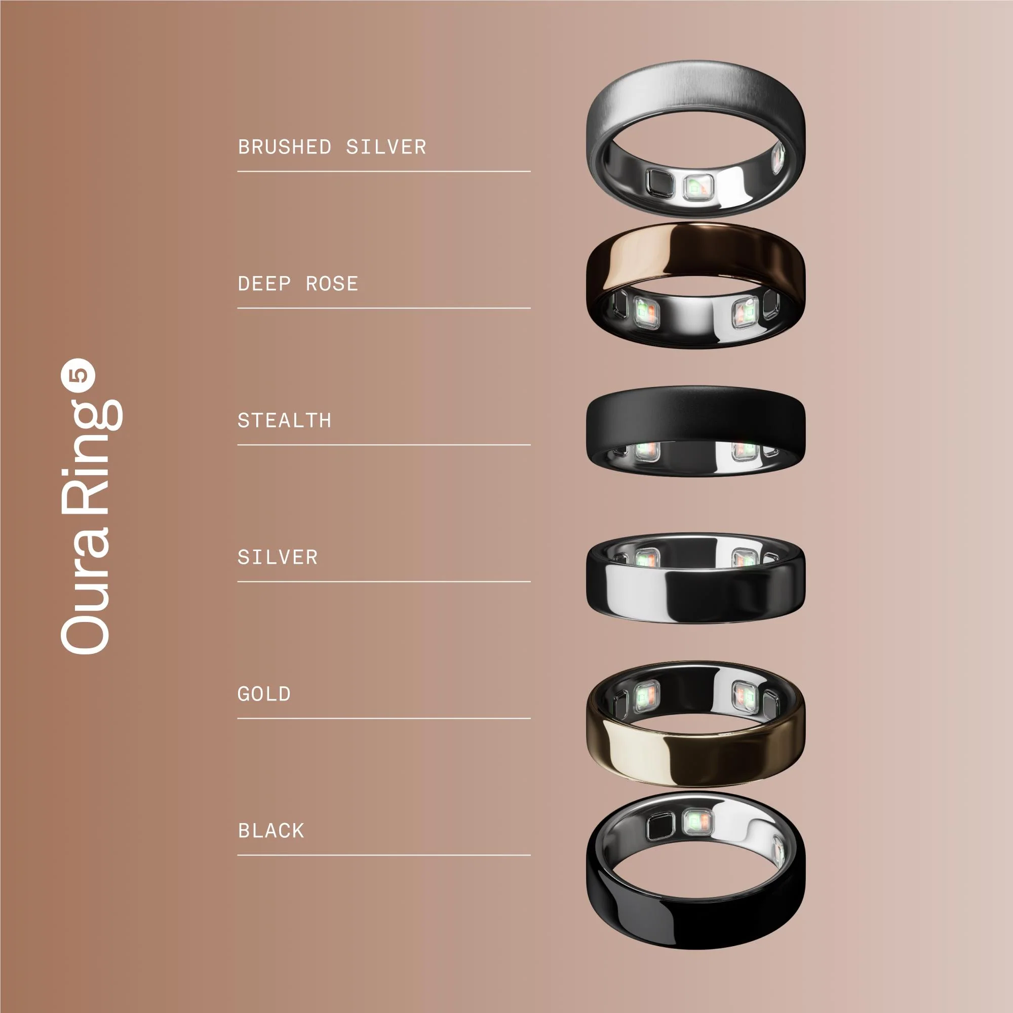 Oura Ring 5 [Size 10] (Deep Rose) - Image 7