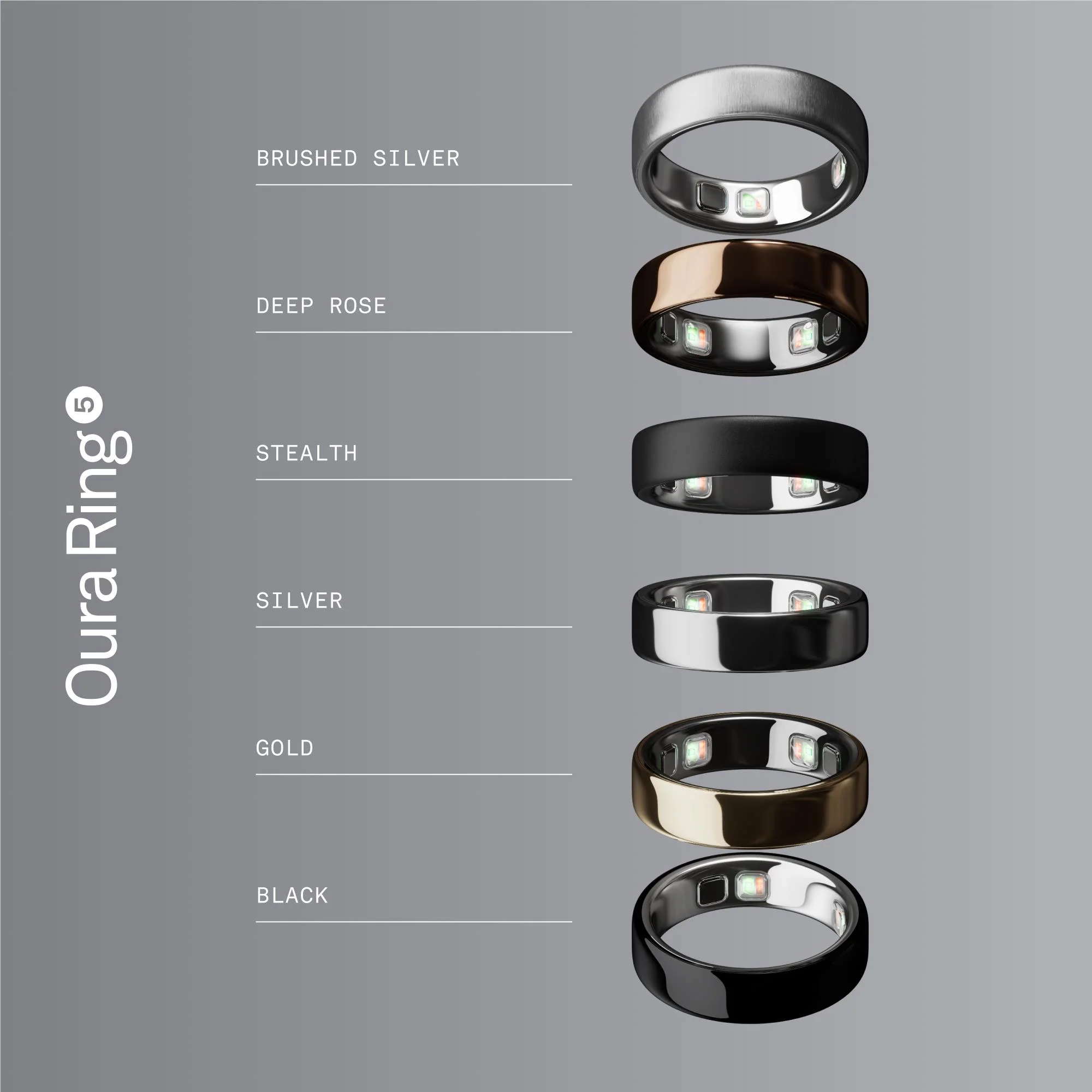 Oura Ring 5 [Size 10] (Silver) - Image 7