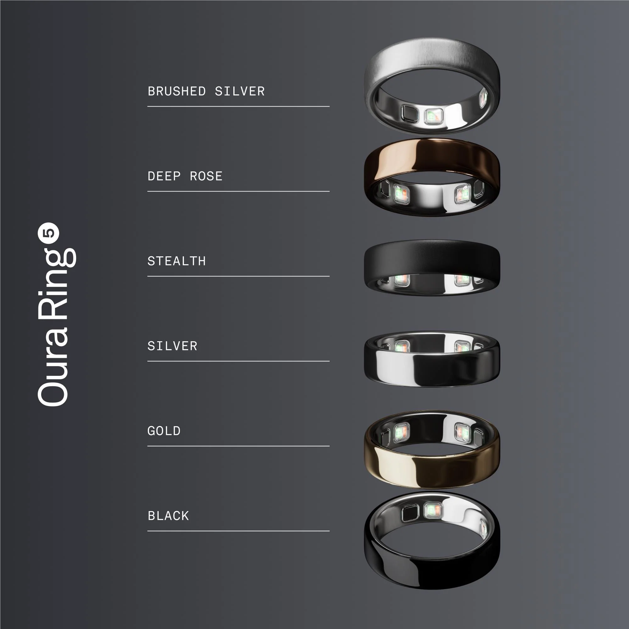 Oura Ring 5 [Size 7] (Stealth) - Image 7