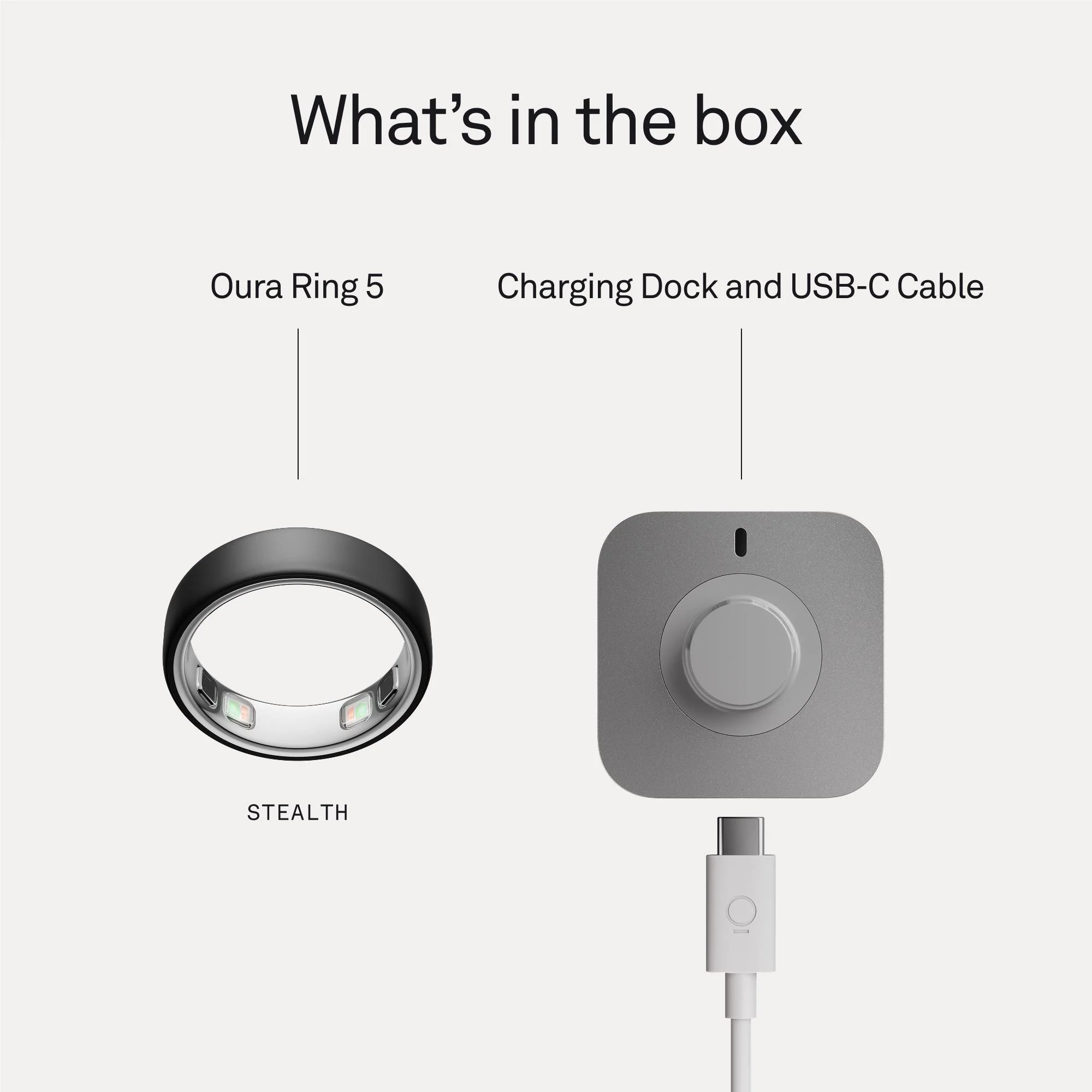 Oura Ring 5 [Size 8] (Stealth) - Image 8
