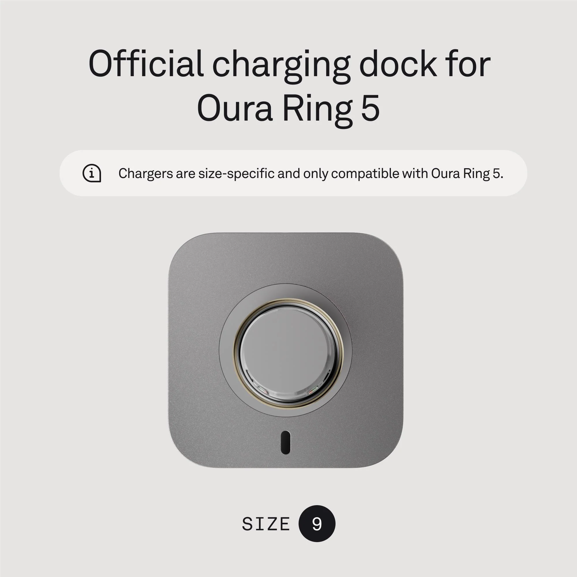 Oura Ring 5 [Size 9] Charging Dock - Image 2