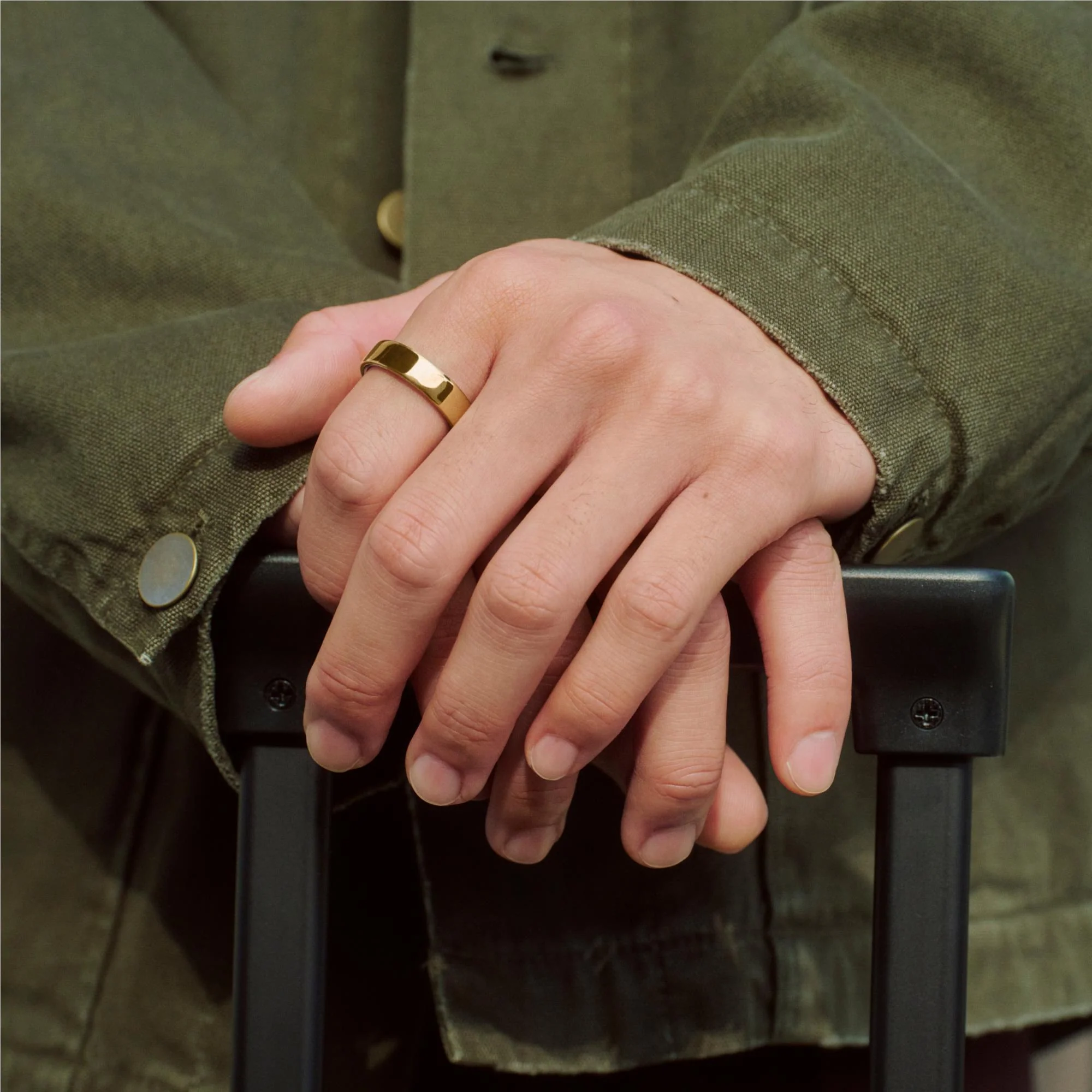Oura Ring 5 [Size 9] (Gold) - Image 6