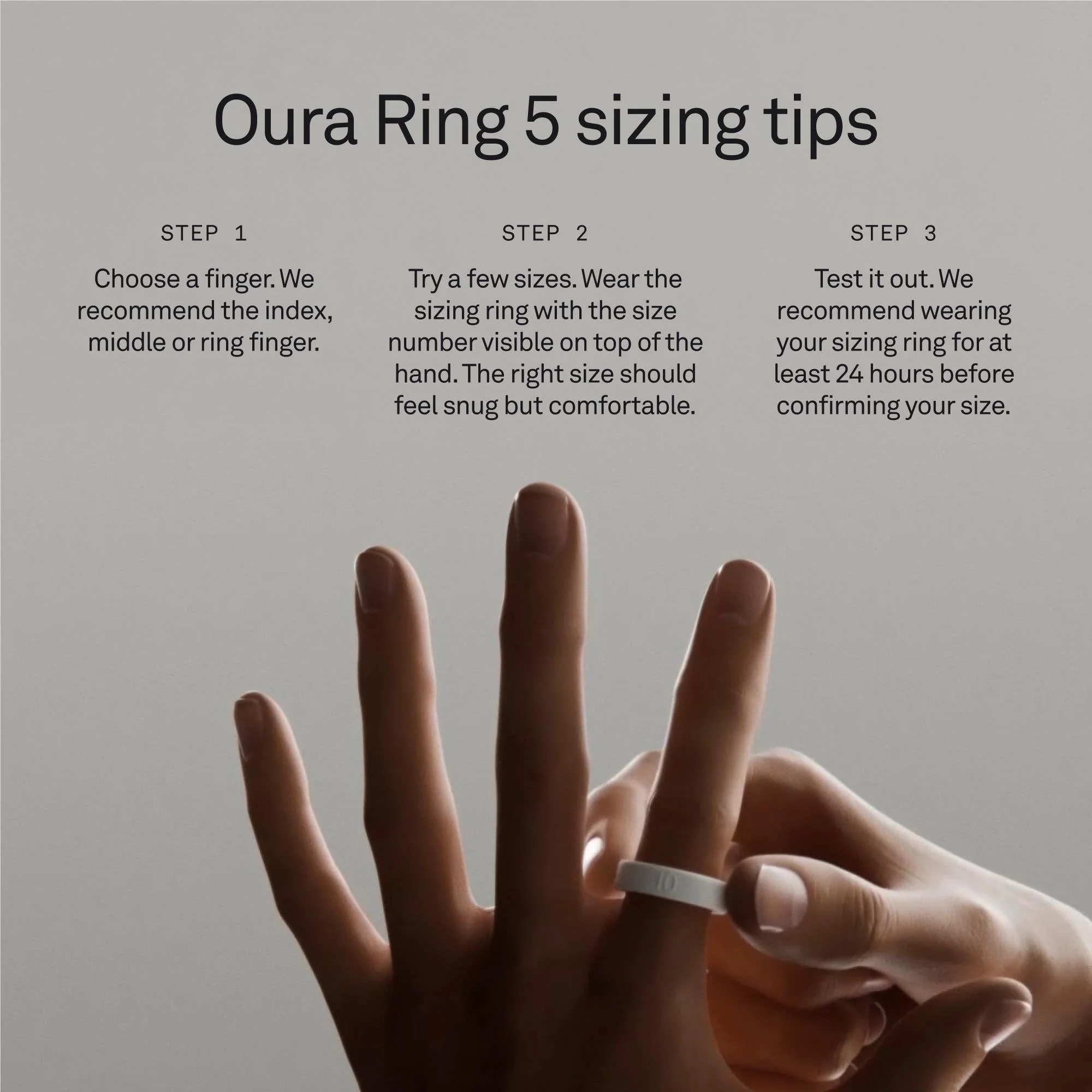 Oura Ring 5 Sizing Kit - Image 3