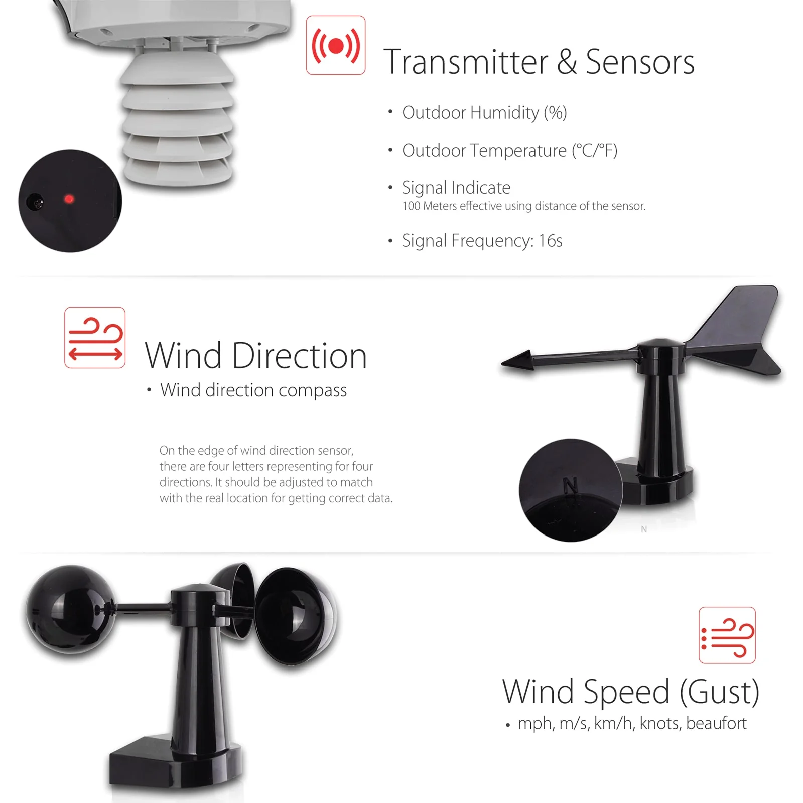 PanTech Gen 5 IoT PT-HP2550 Solar Powered WiFi Wireless Weather Station 7" TFT Display - Image 8