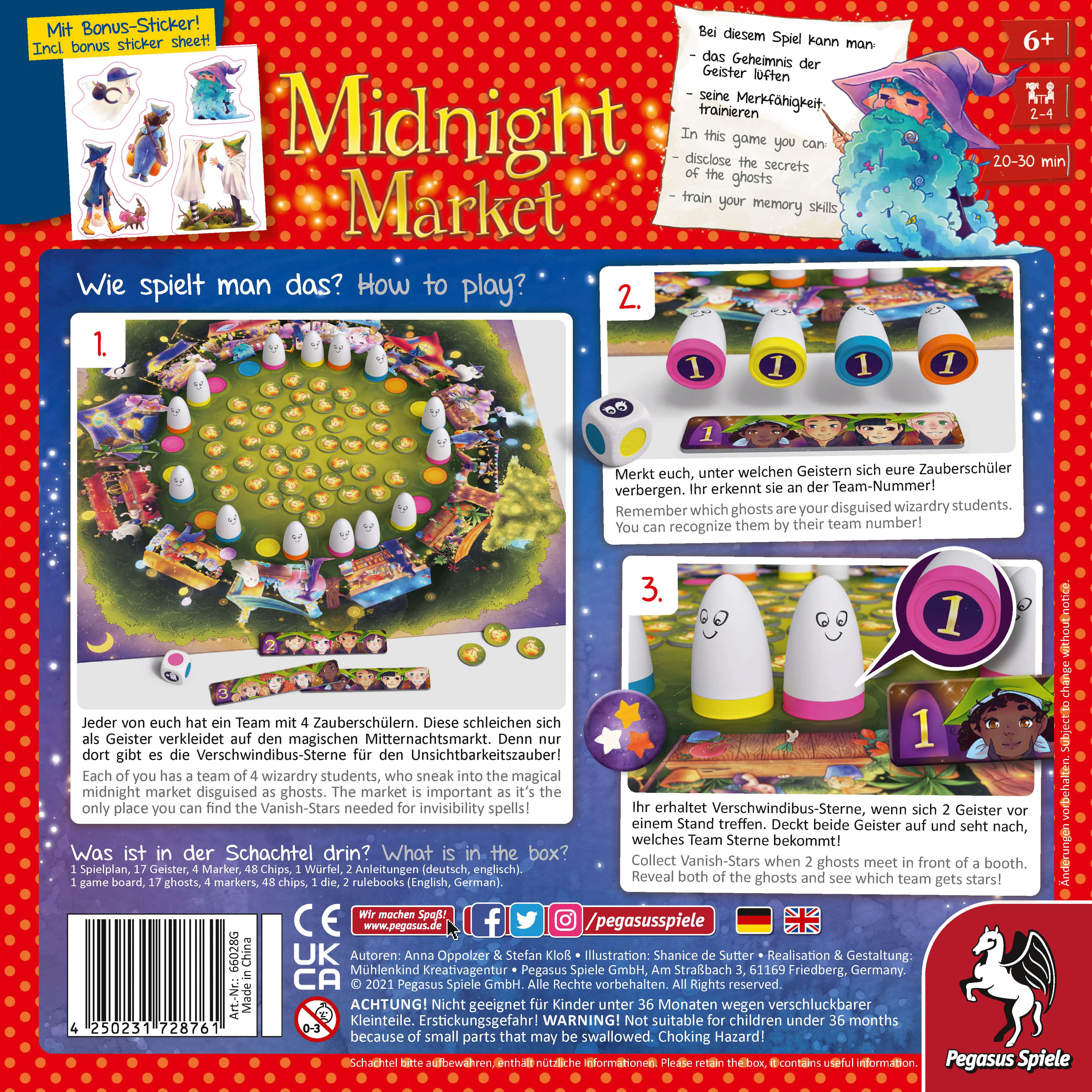 Pegasus Spiele Midnight Market Game