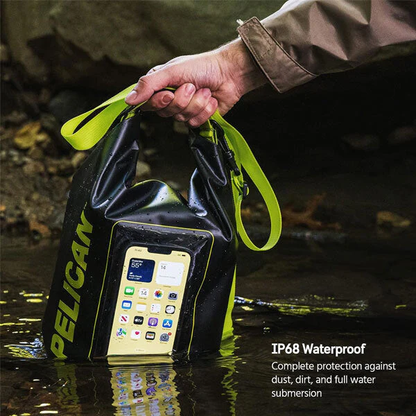 Pelican Marine Waterproof Dry Bag 5L - Black/Green - Image 2