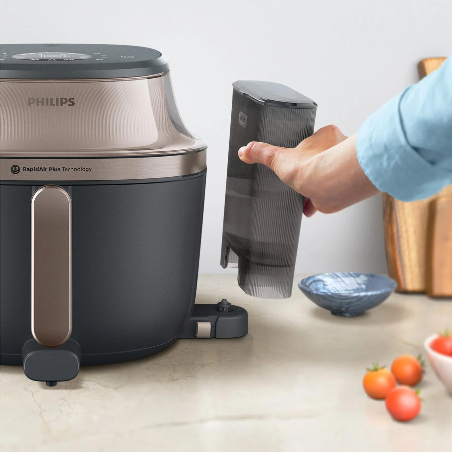 Philips 5000 Series 7.2L Airfryer XXL with Steam (Black) - Image 11
