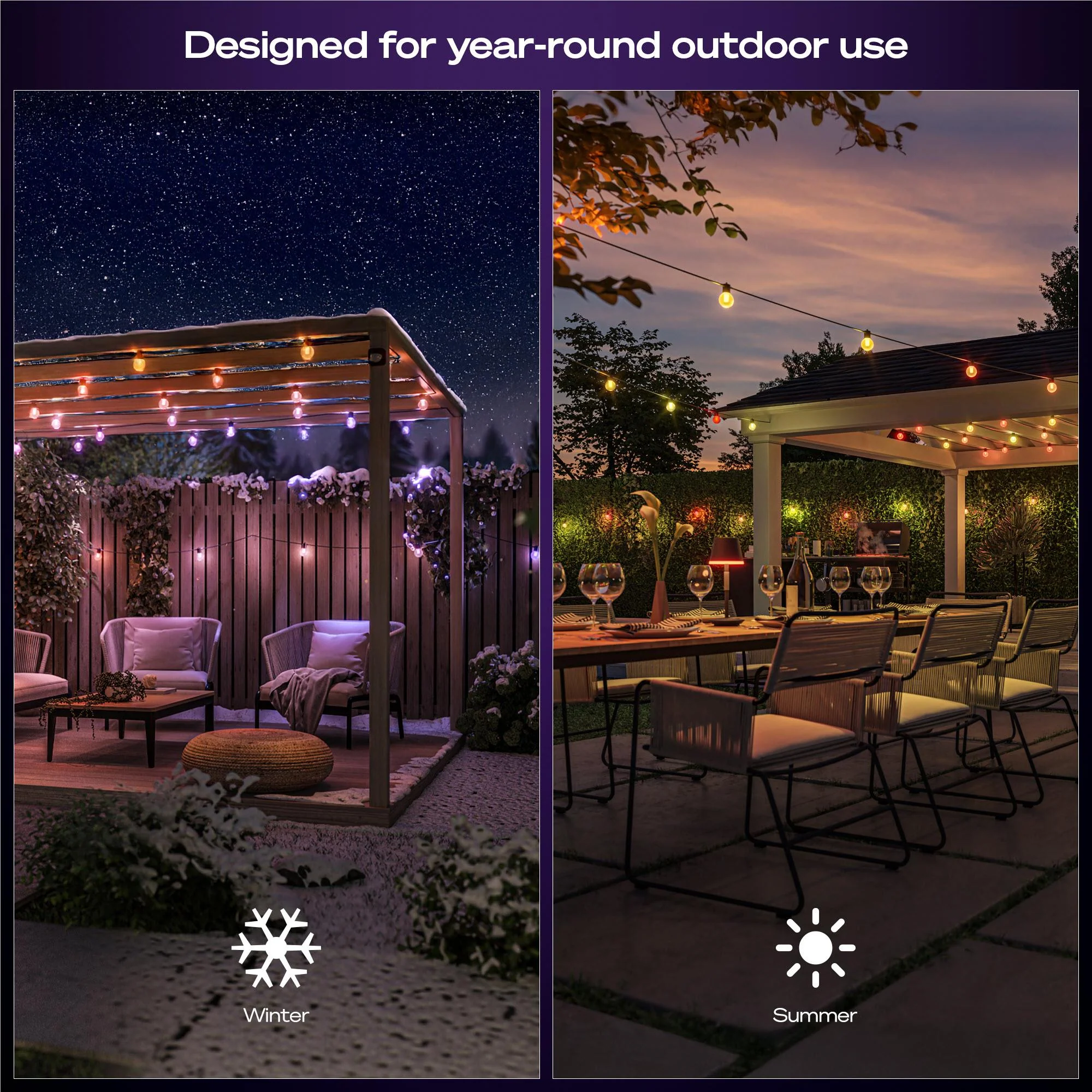 Philips Hue Festavia Hue 20 Bulb Globe String Lights (14m) - Image 10