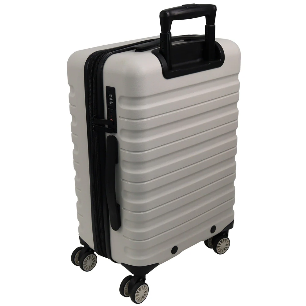 Pierre Cardin 4 Wheel Cabin Hard-Shell Suitcase Travel Luggage 54cm Snow - Image 4