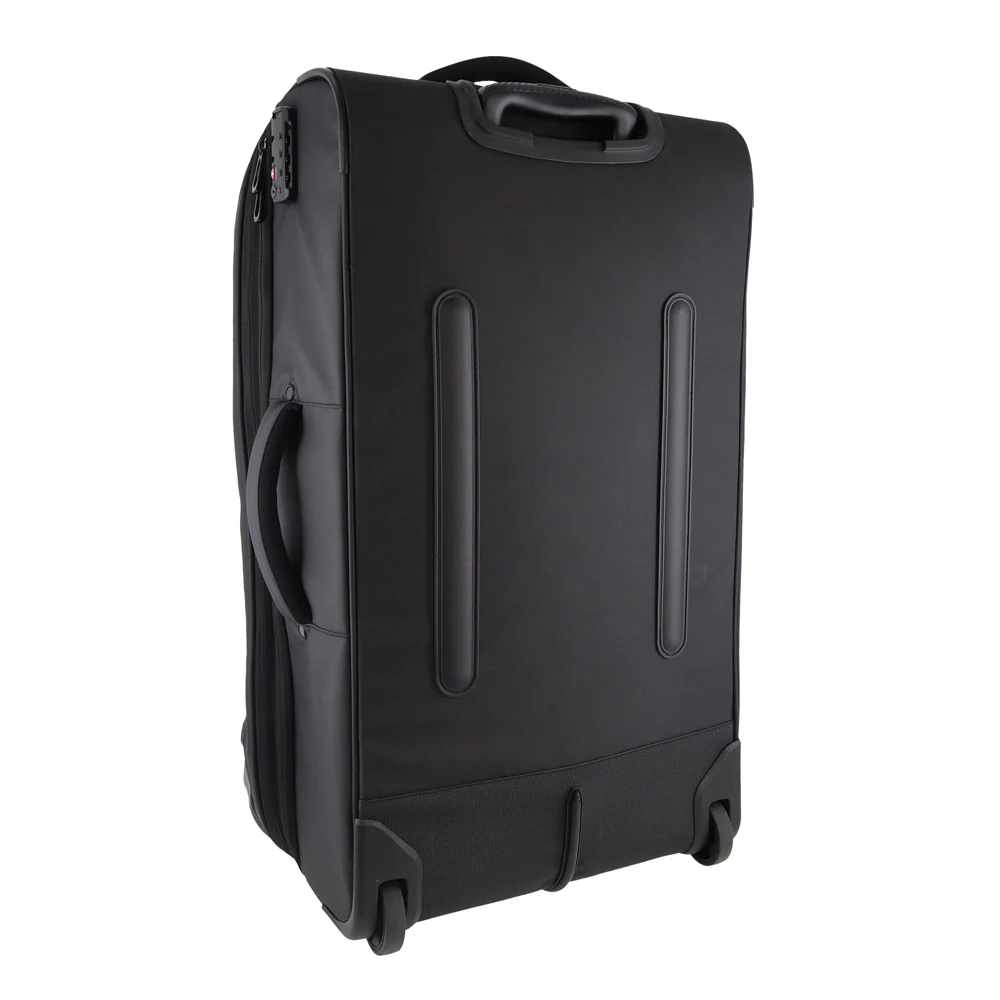 Pierre Cardin 4 Wheel Large Soft-Shell Travel Trolley Case Luggage 72cm Black - Image 4