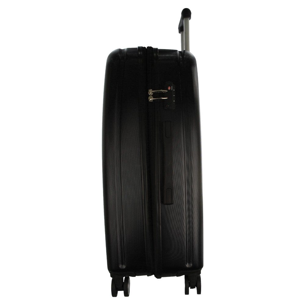 Pierre Cardin 4 Wheel Medium Hard-Shell TSA Lock Travel Luggage 70cm Black - Image 6