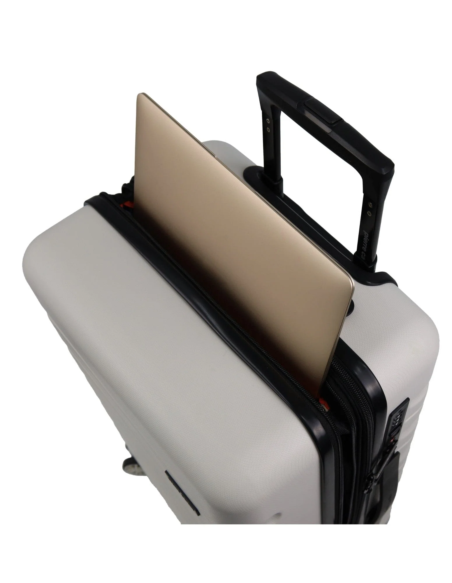 Pierre Cardin Hard-Shell Luggage Large+Cabin Snow 2pcs - Image 2