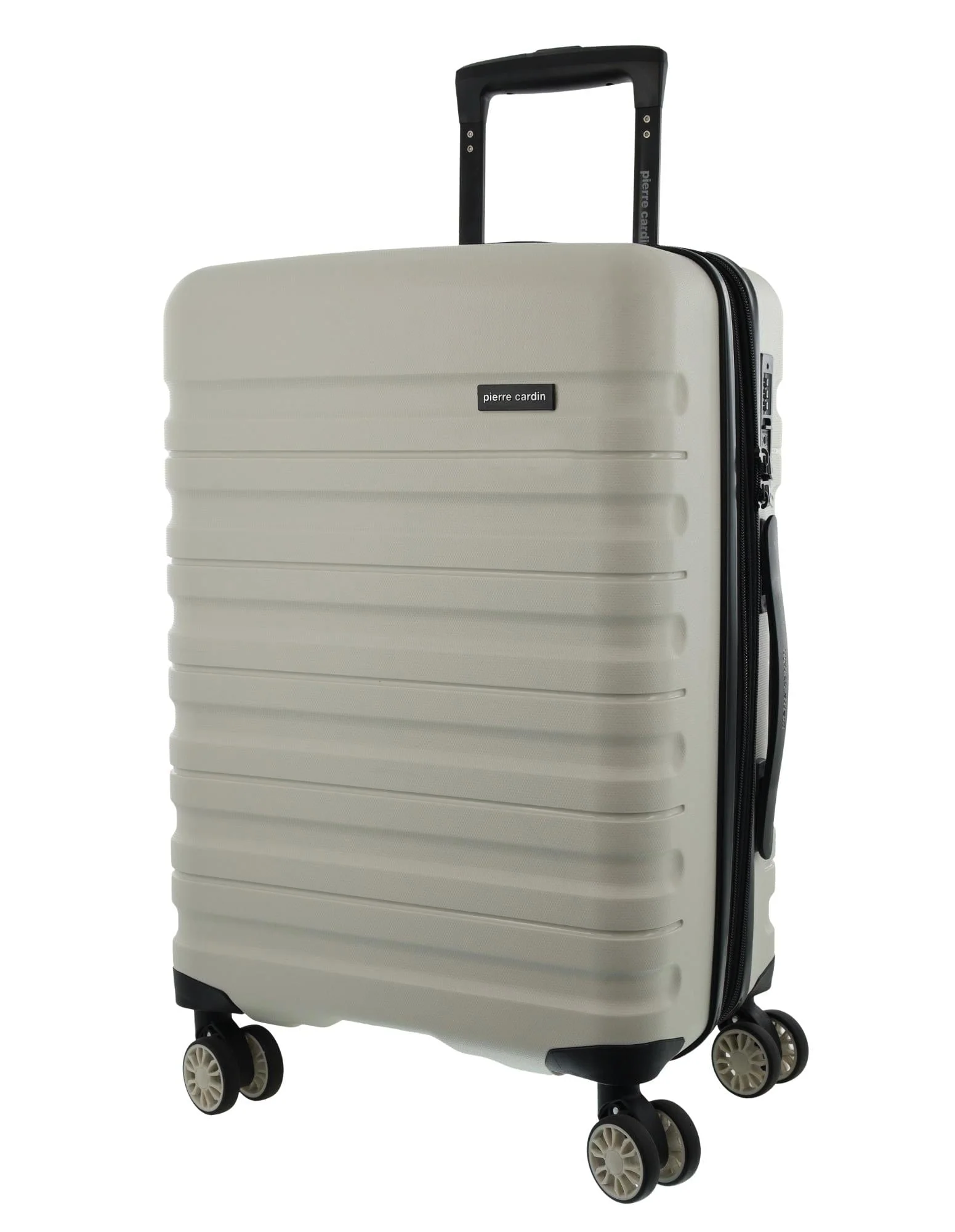 Pierre Cardin Hard-Shell Luggage Set (Medium & Cabin, Snow) 2-Pieces - Image 7