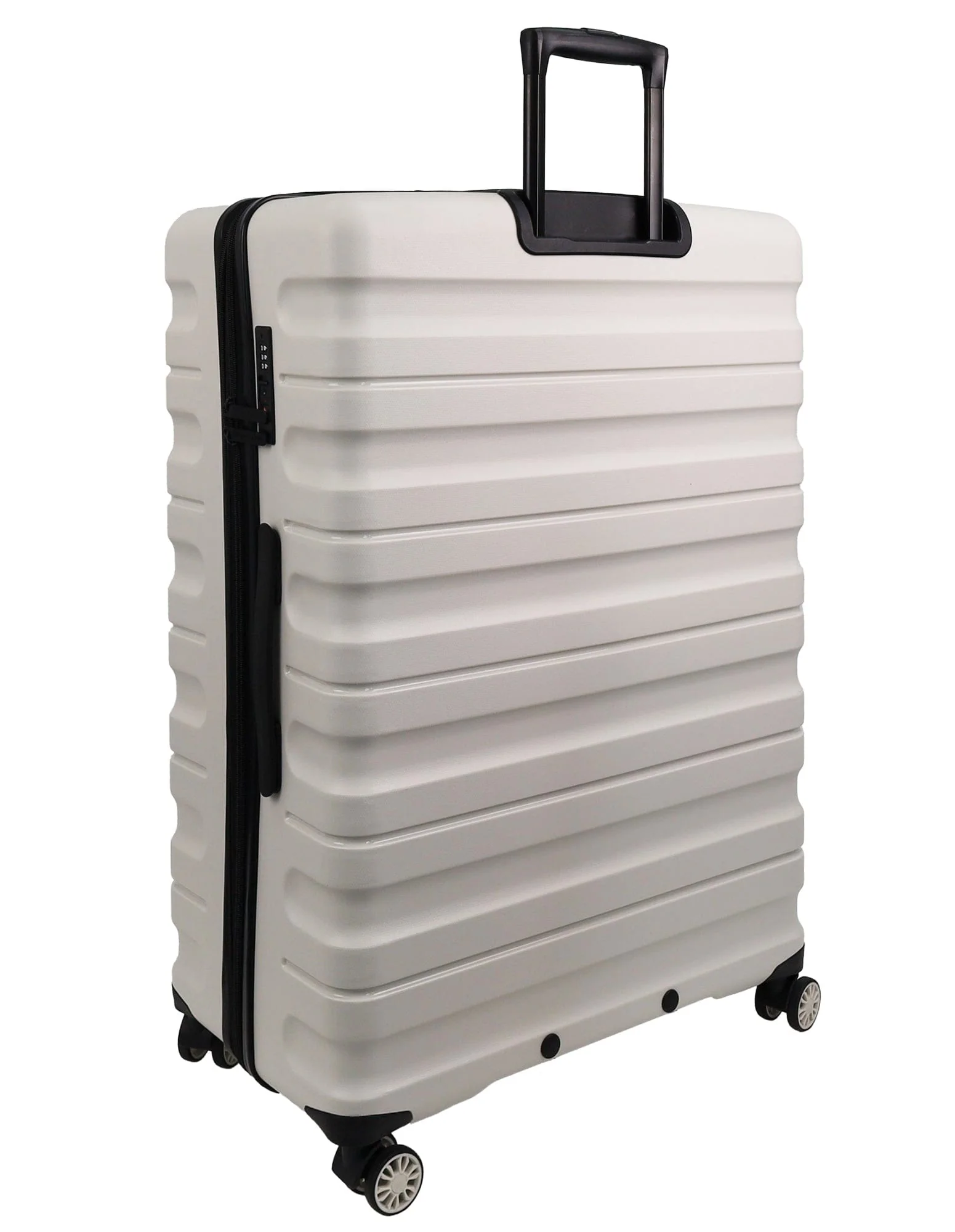 Pierre Cardin Hard-Shell Luggage Set (Medium & Cabin, Snow) 2-Pieces - Image 8