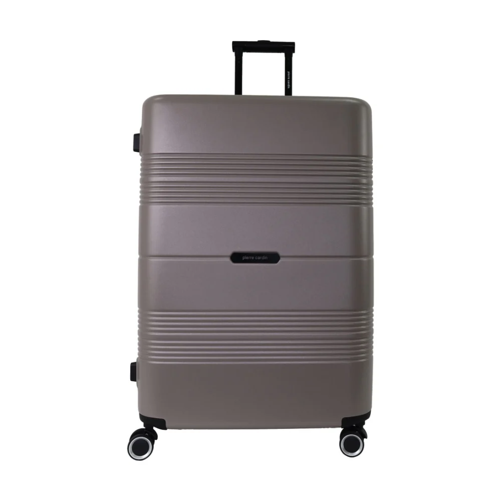 Pierre Cardin Medium 113L Travel Hard Shell Case Travel Luggage (Taupe) - Image 3