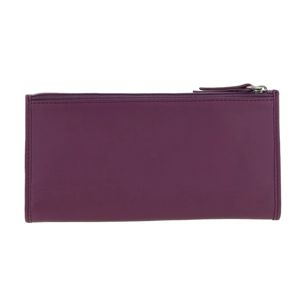 Pierre Cardin Women's Genuine Leather Bi-Fold Protected RFID Wallet Berry - Image 4